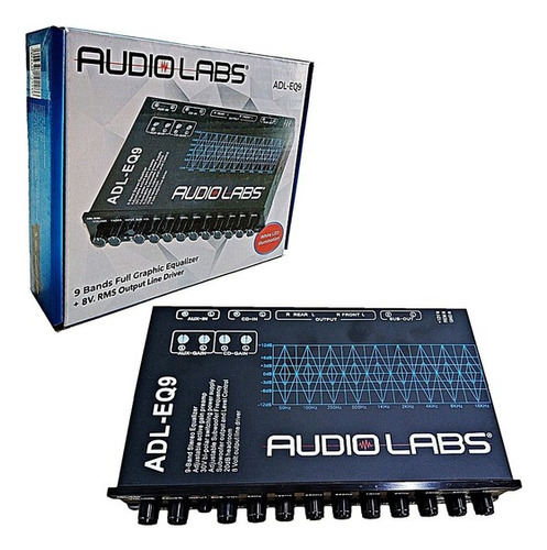 Ecualizador Gráfico Audiolabs Adl-eq9 9 Bandas Linedriver 8v