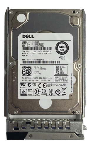 Hd Sas Dell 05tfdd 5tfdd 600gb 10k Sas 6gbps 2.5