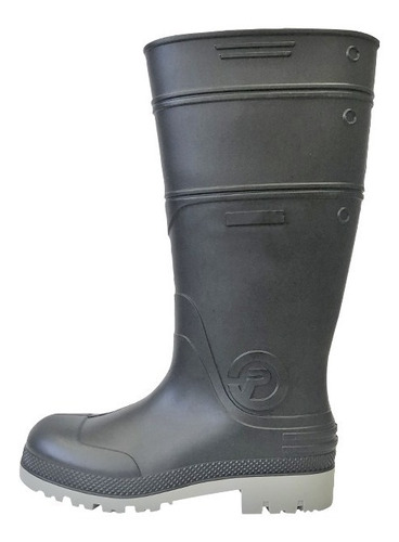 Bota Industrial Con Puntera De Acero Negra Talle 39 Al 46