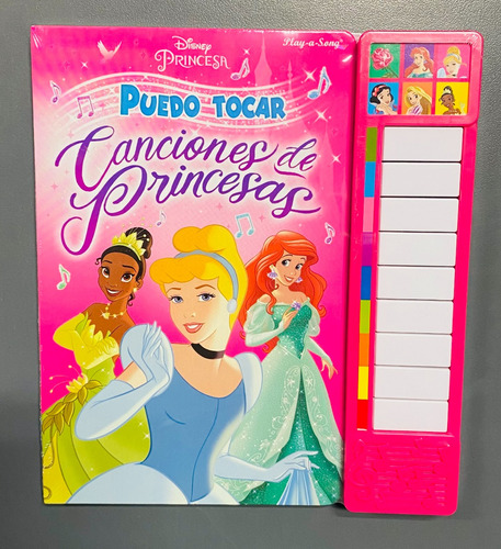 Libro Princesa Piano - Puedo Tocar Canciones De Princesas