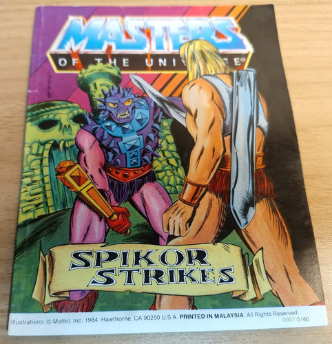 Spikor Strikes 1984 Motu He-man Comic