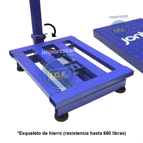 Balanza Jontex Plataforma 50 Cm X 40 Cm / 660 Lb Ó 300 Kg