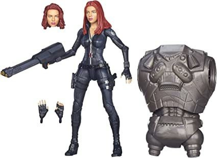 Capitán América Marvel Legends Black Widow Figura De 6