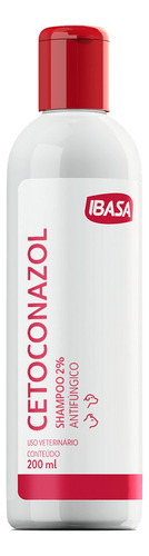 Shampoo Cetoconazol Antimicótico 2% Ibasa Gato Y Perro 200ml