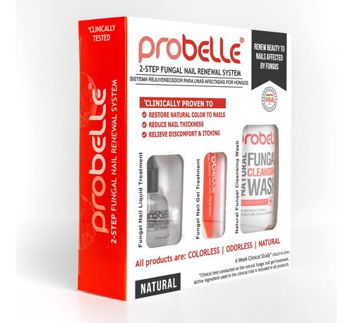 Probelle Sistema Natural De Renovación De Uñas Fúngicas,.