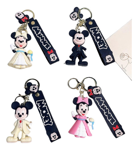 Llavero Mickey/minnie Traje