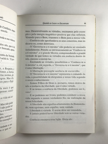 Livro Quando As Luzes Se Encontram Mariangela Campos Machado 1ª Edição Diretriz 1998 - E8