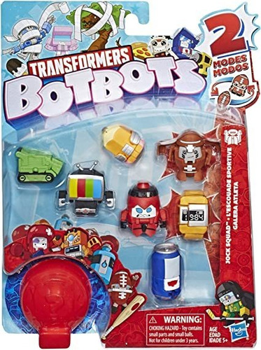 Transformers Botbots Toys Series 1 Jock Squad Paquete De 8