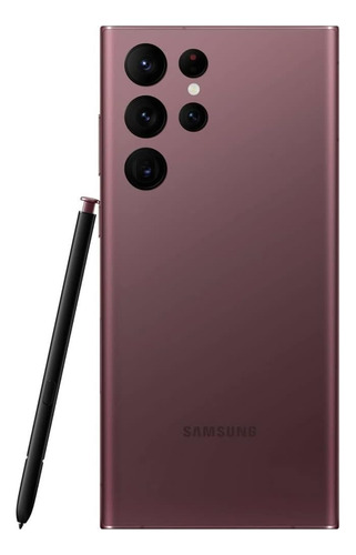 Samsung Galaxy S22 Ultra 128gb Tinto Excelente Bordó (Reacondicionado)