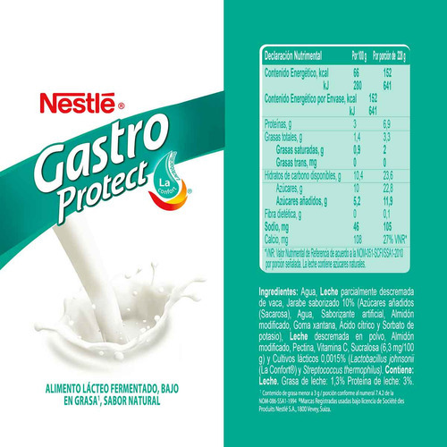 Yoghurt Bebible Nestlé Gastro Protect Natural 228g