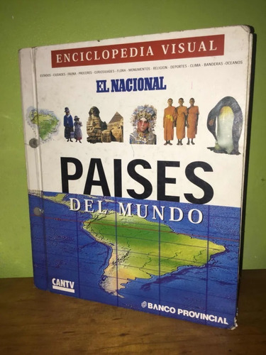 Libro, Enciclopedia Visual: Países Del Mundo, Tapa Dura.