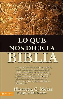 Libro Lo Que Nos Dice La Biblia - Henrietta C Mears