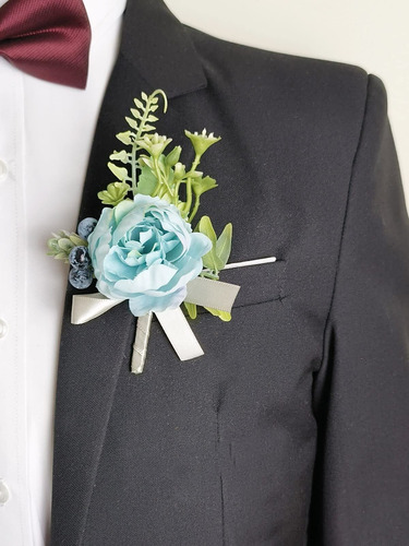 Traje De Corsé Ajustado For Hombres De 2 Piezas