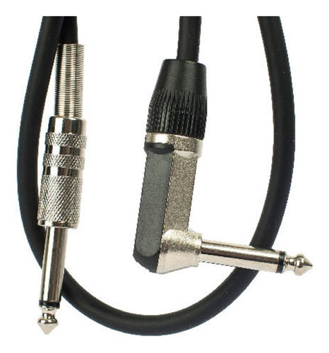 Imagen 1 de 3 de Cable Para Instrumento Plug Recto A Plug 90° 3 Mts Ce3pp