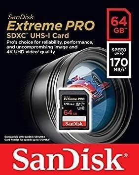 Imagen 2 de 6 de Paquete De Tarjeta De Memoria Sandisk Sd Extreme Sdxc Sd