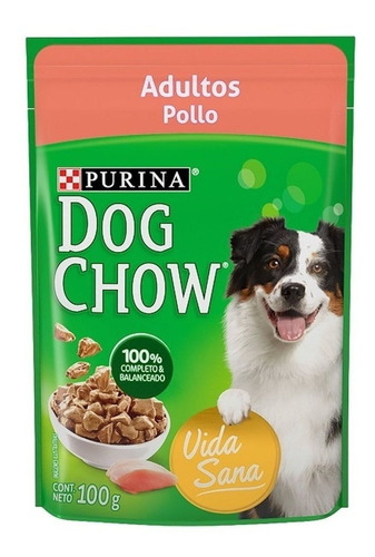Sobre Alimento P/ Perro Adulto Dog Chow® Sabor Pollo 100g