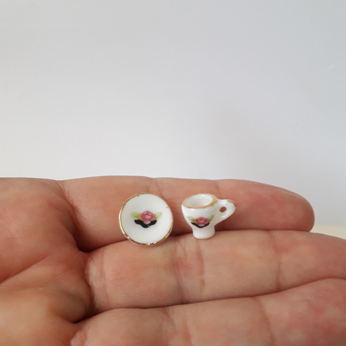 Mini Juego De Café O Té Porcelana China Estilo Lladró Único