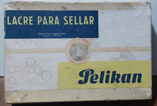 Antigua Caja De Lacre Para Sellar Pelikan. Años 70. (Usado)