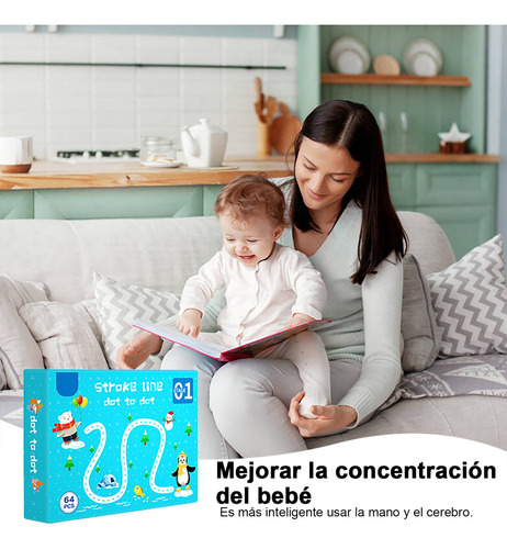 Cuaderno For Niños Pequeños Con Bolígrafo Borrable Y Goma D
