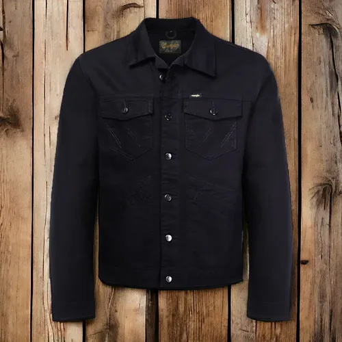 Jaqueta Masculina Wrangler Jeans Urbano Preta - Ref.wn9740