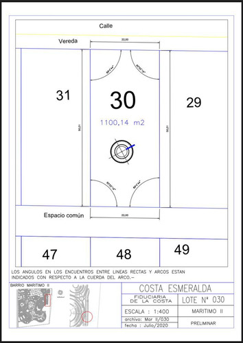Lote Maritimo Ii 30 - Costa Esmeralda - Venta