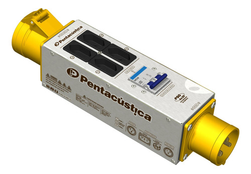 Distribuidor De Energia 110v Pentacústica Psg-4x20 Nbr