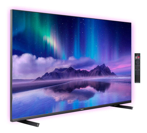 Smartv Tv 75´´ Philips Android Tv 4k Uhd Con Ambilight Dimm