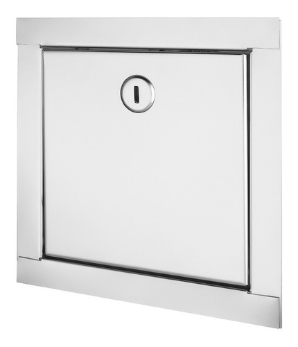 Tapa Puerta Llave De Paso Canilla Servicio 30x30 Acero Inox