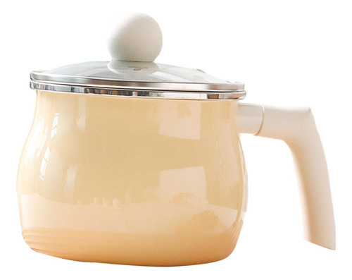 Sopa De Cacerola Para Cocinar Esmalte Versátil Amarillo