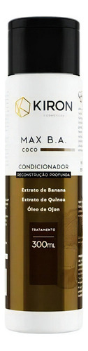  Condicionador Coco Max B.a. Kiron Reconstrução 300ml