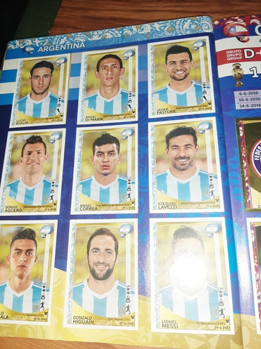 Album Copa America Centenario Usa 2016 Completo Al 100% (Usado)