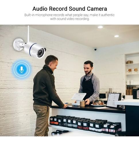 Videovigilancia Wifi Impermeable De 5 Mp Onvif 2.0 Xmeye
