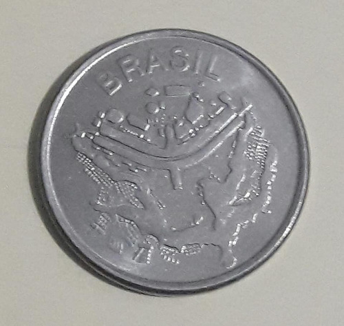 Moneda Antigua De Brasil 50 Cruzeiros Año: 1983. (Usado)