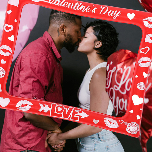 Marco De Fotos Inflable Para El Día De San Valentín Para Fot