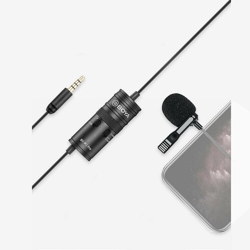 Imagen 2 de 8 de Microfono Boya M1-pro Corbatero C/ Entrada Auricular