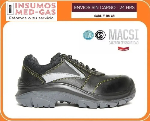 Zapato De Trabajo Y Seguridad Macsi Modelo Nacar Mas Comodo | Envío gratis