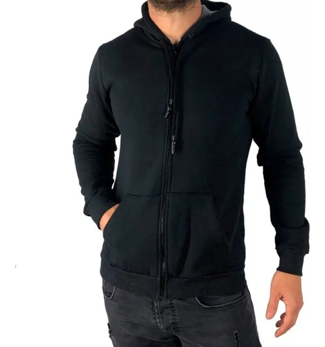 Campera Play Frisa Con Capucha Hombre Nueva