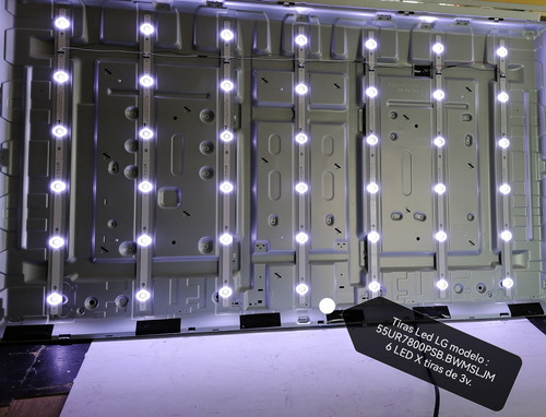 Tiras Led Lg 55ur7800psb Ssc_y23 Slim Trident _55ur80 /75 (Usado)