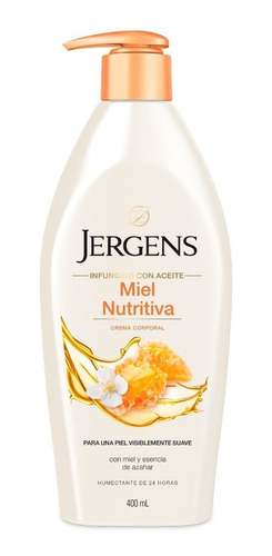 Jergens Crema Corporal Miel Nutritiva Humectante Piel Suave