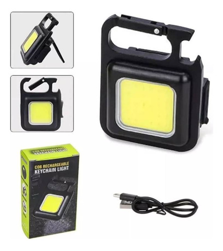 Mini Linterna Luz Colgante Multifuncional Llavero 500 Lumens