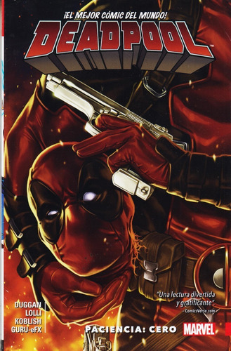 Comic Deadpool El Mejor Comic Del Mundo Vol 6 Paciencia Cero