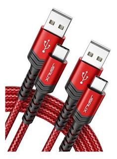 Paquete De 3 Cables De Cargador Usb Tipo C 1.5  3.3  6.6f 