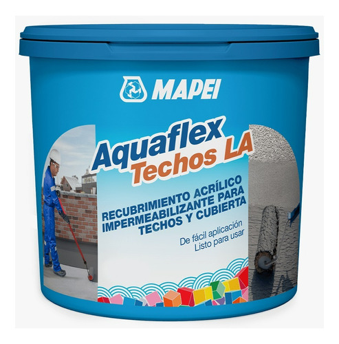 Pintura Elastomerica Impermeabilizante Mapei Aquaflex Techos