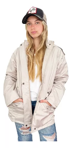 CHAQUETA IMPERMEABLE MUJER GINEBRA BEIGE