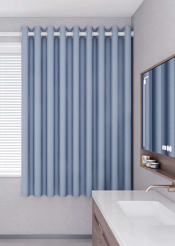 Cortinas 90% Blackout Mezcla De Algodón Y Microfibra 132x213