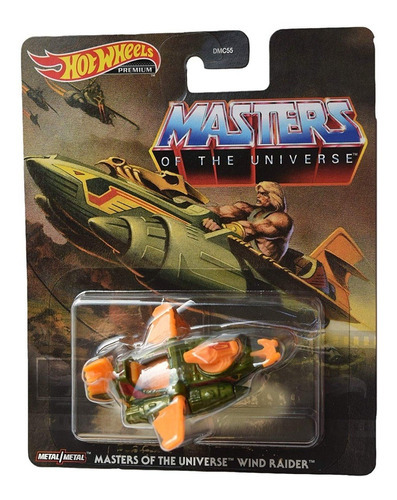 Hot Wheels Masters Of The Universe Wind Raider Nave He-man Cor Verde-escuro