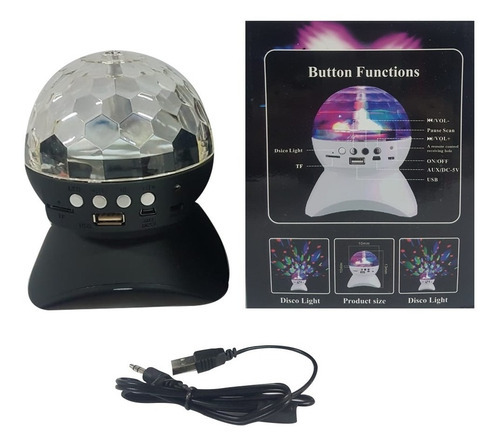 Parlante Bola Led