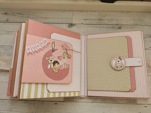 Scrapbook album Bebe niña baby girl 