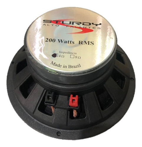Alto Falante Subwoofer 8 Polegadas Sturdy 200 W Rms Azul