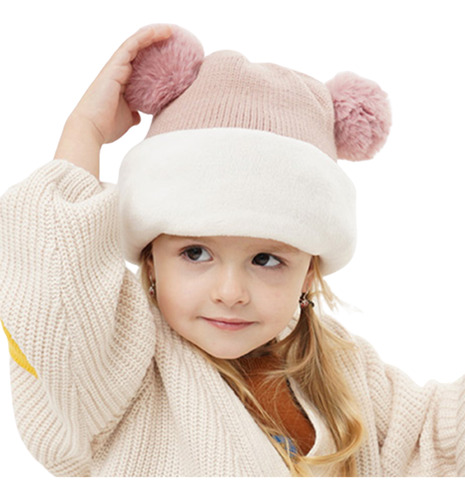 (pk) Bufanda Para Bebé, Gorro De Nieve Para Niña, Con Forro